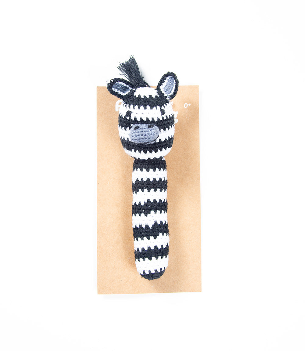 Zebra Rattle - Small - Crochet Ami