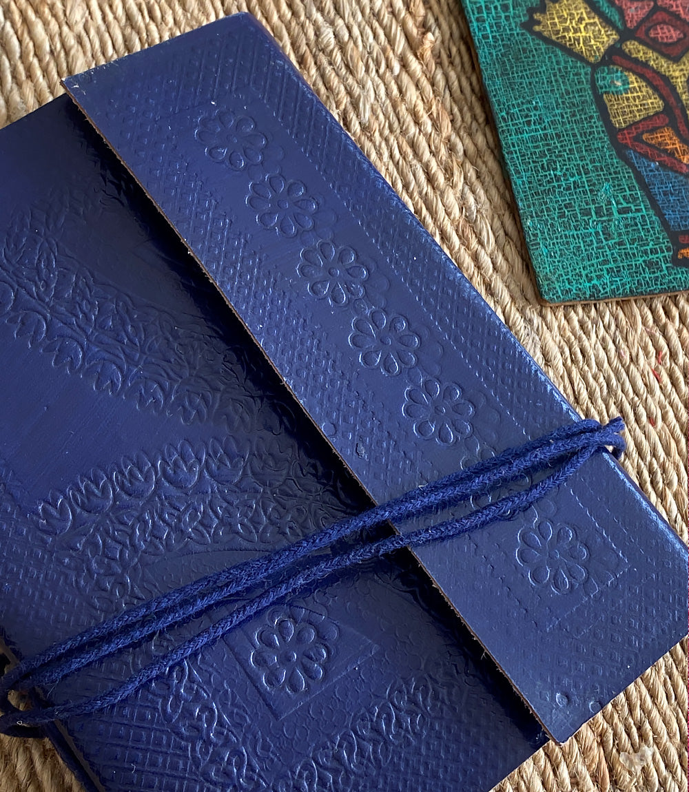 Treeless Paper &amp; Eco-Leather Journal - Persian Blue