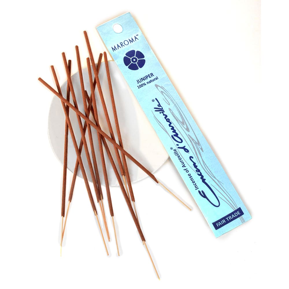 Maroma Encens d'Auroville - Juniper. Incense Sticks