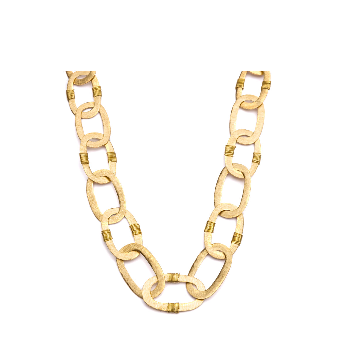 Kaia Necklace - Gold Link