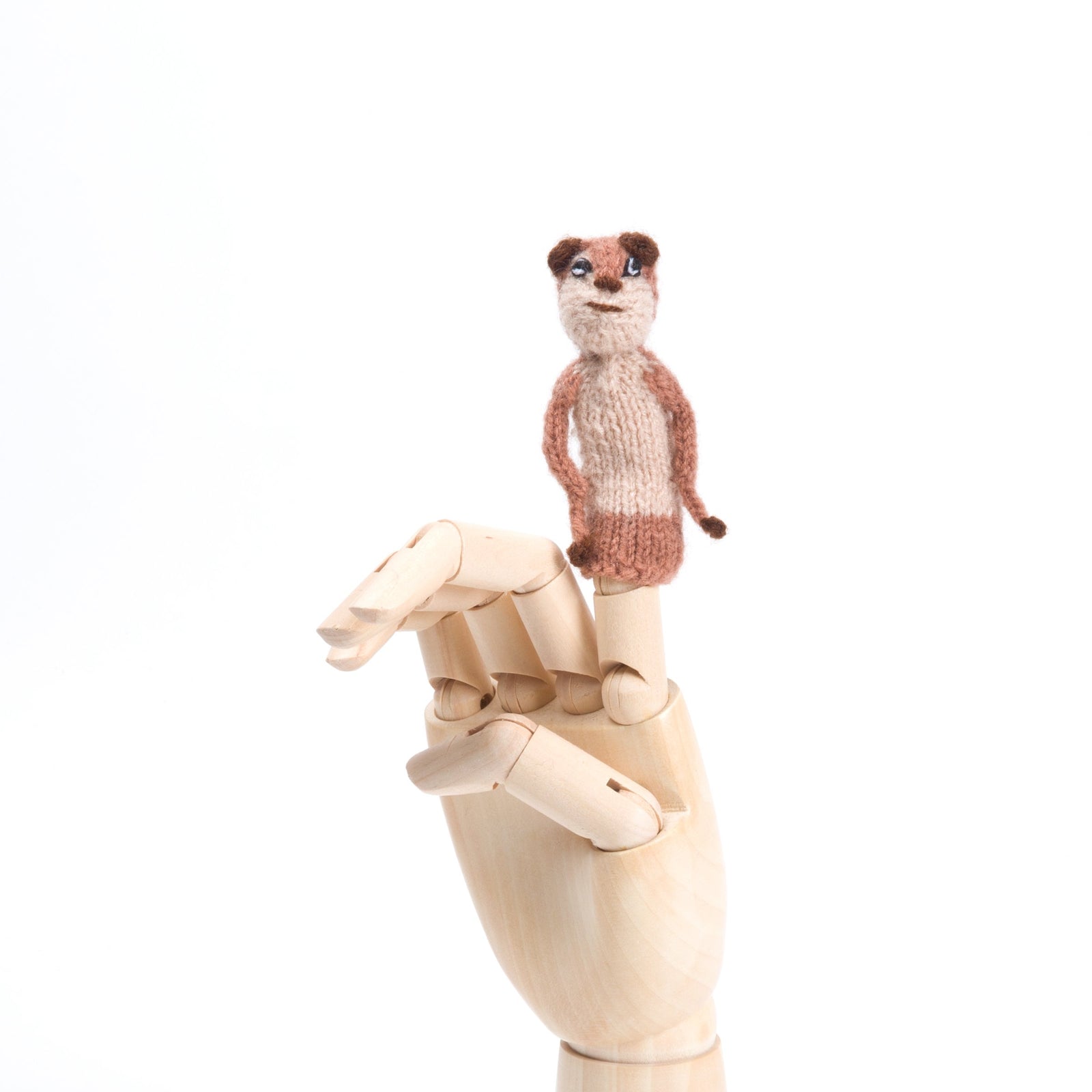 Fair Trade Meerkat Finger Puppet
