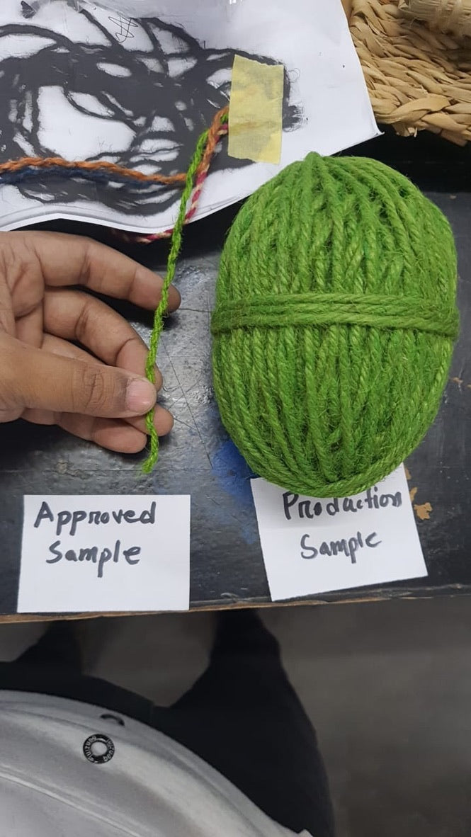 Jute Twine, Garden Green, Thick, 50m