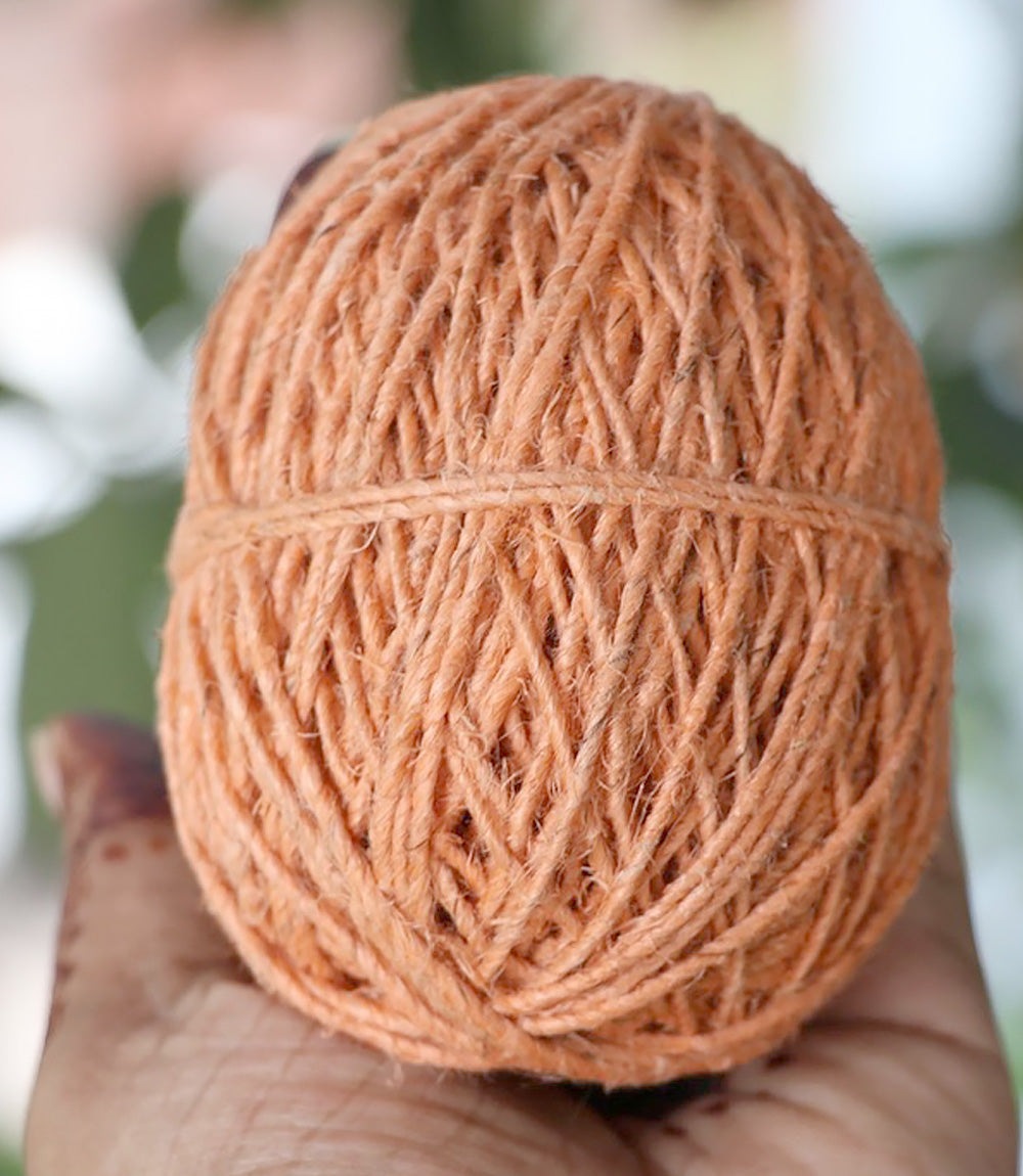 Apricot Hemp Twine, 50m