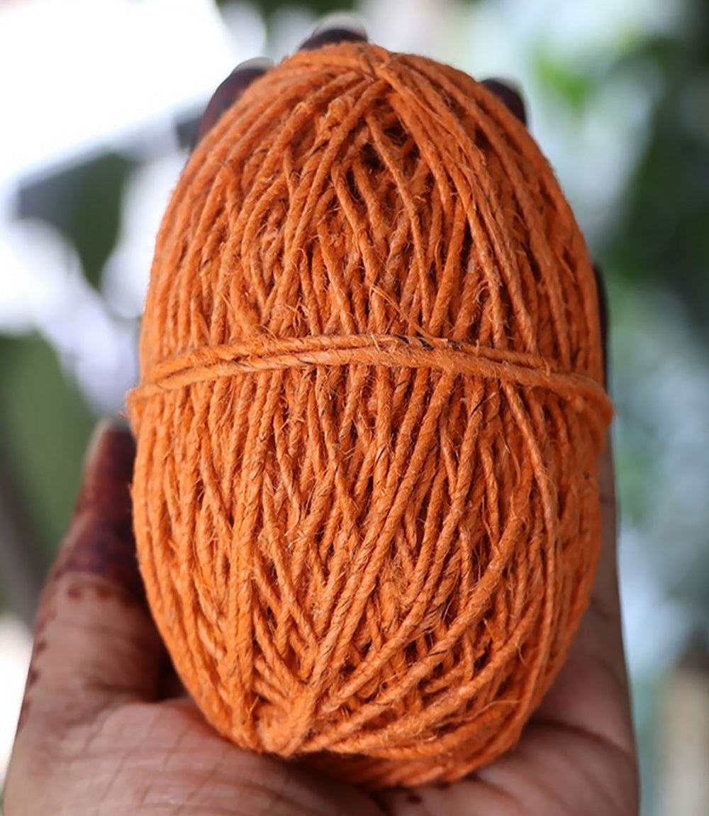 Terracotta Hemp Twine, 50m