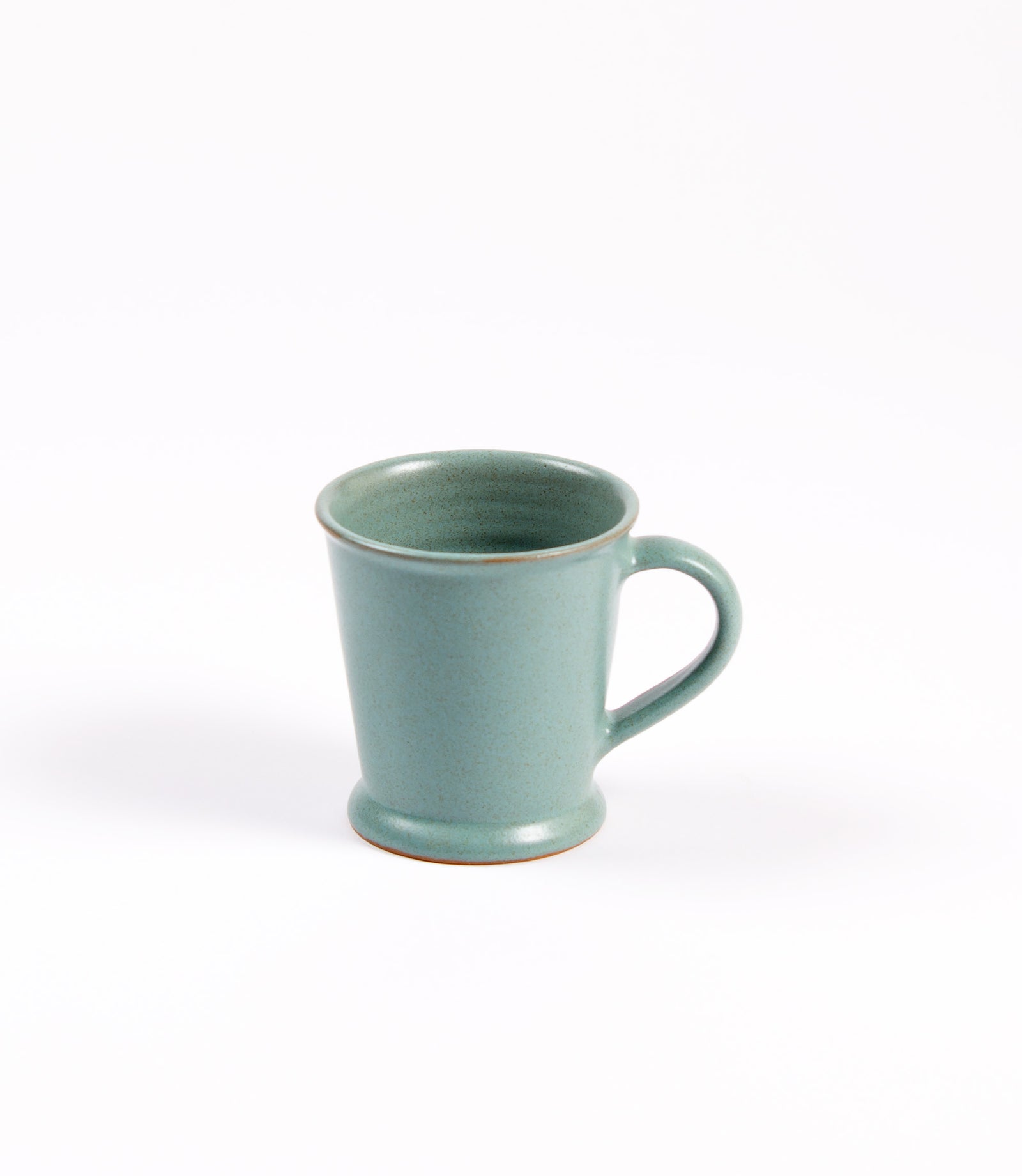 Sage ceramic mug on a white background