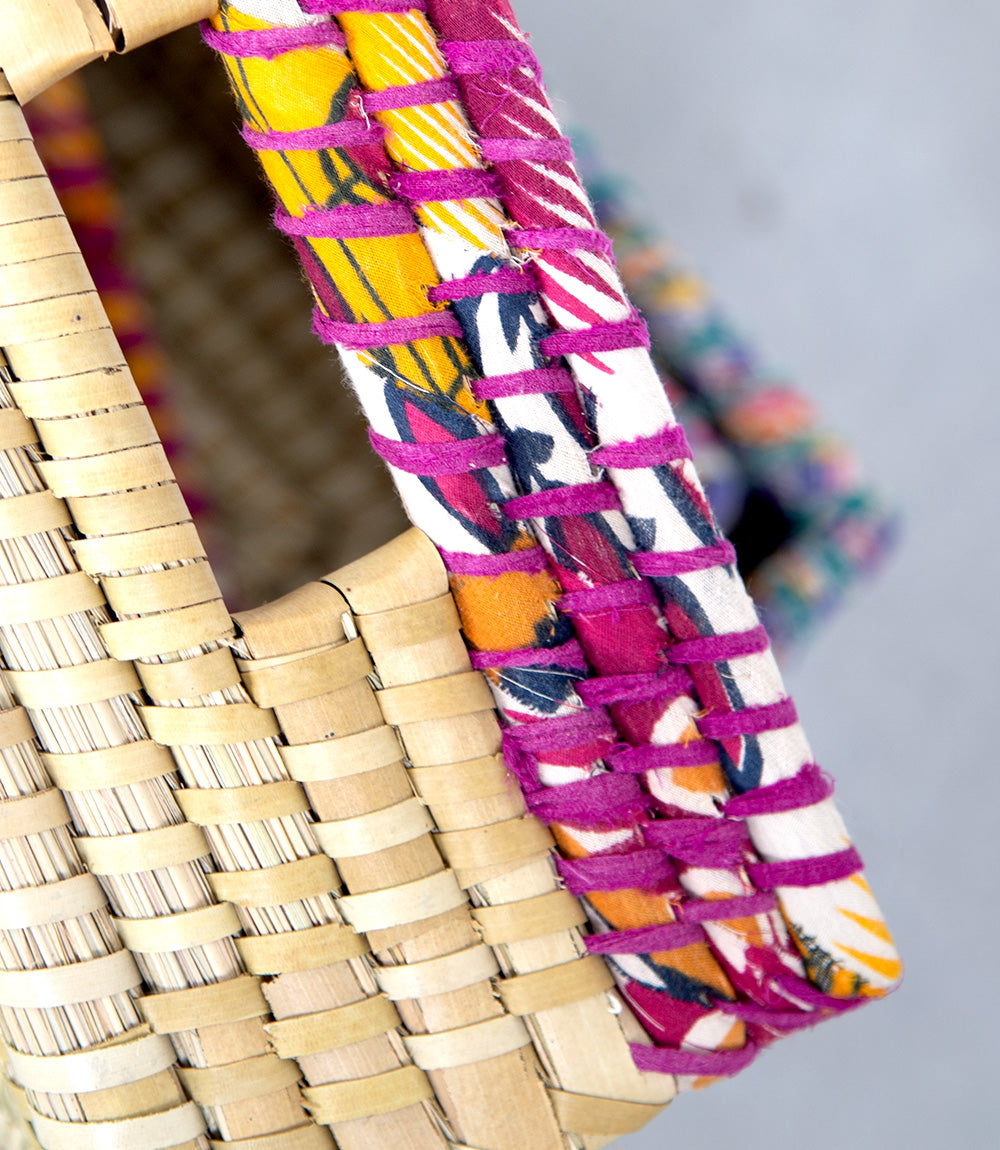 Kaisa Rectangular Table Baskets - Set of 2. Assorted Colours