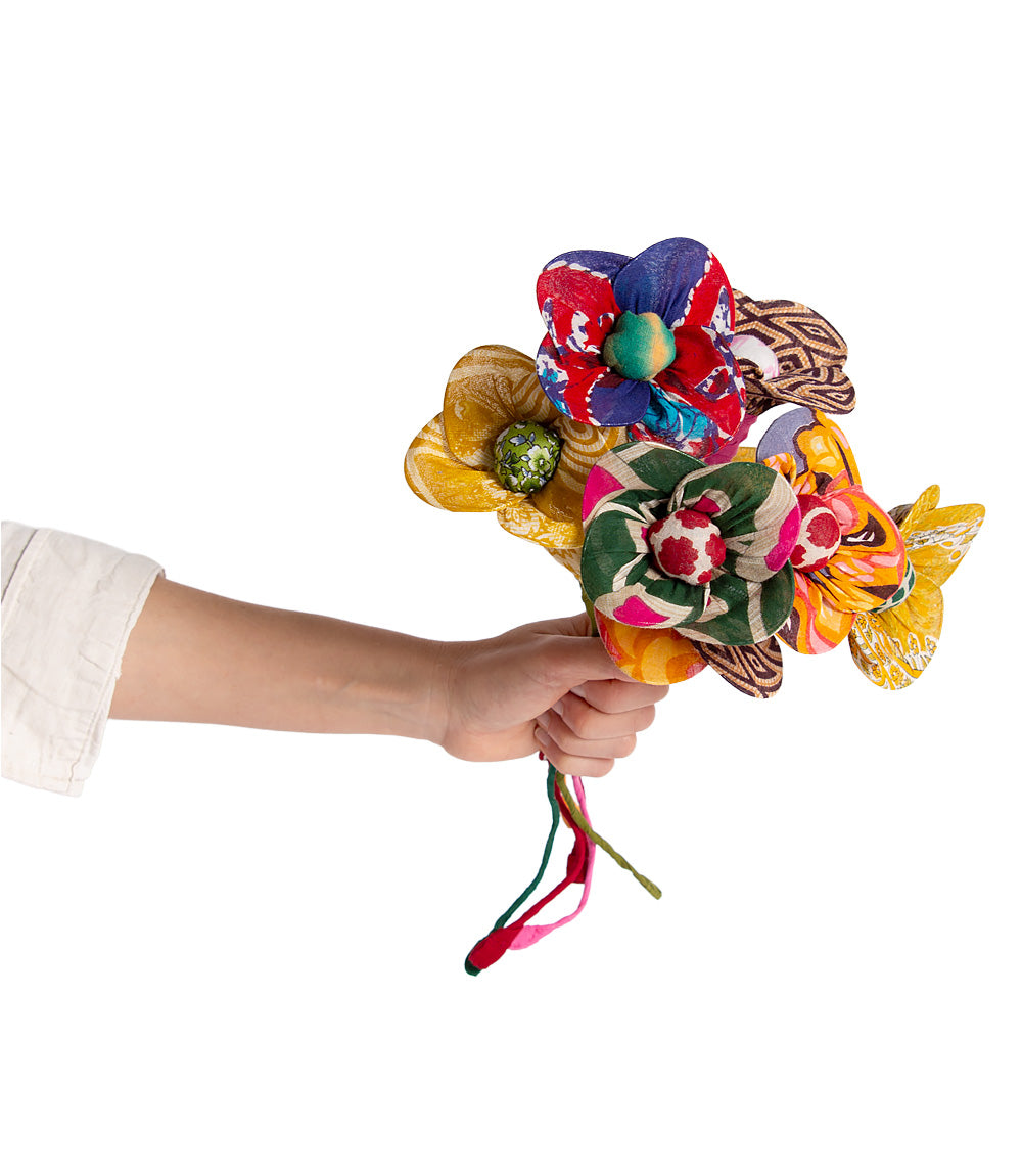 Saree Flower - Box of 6, Assorted