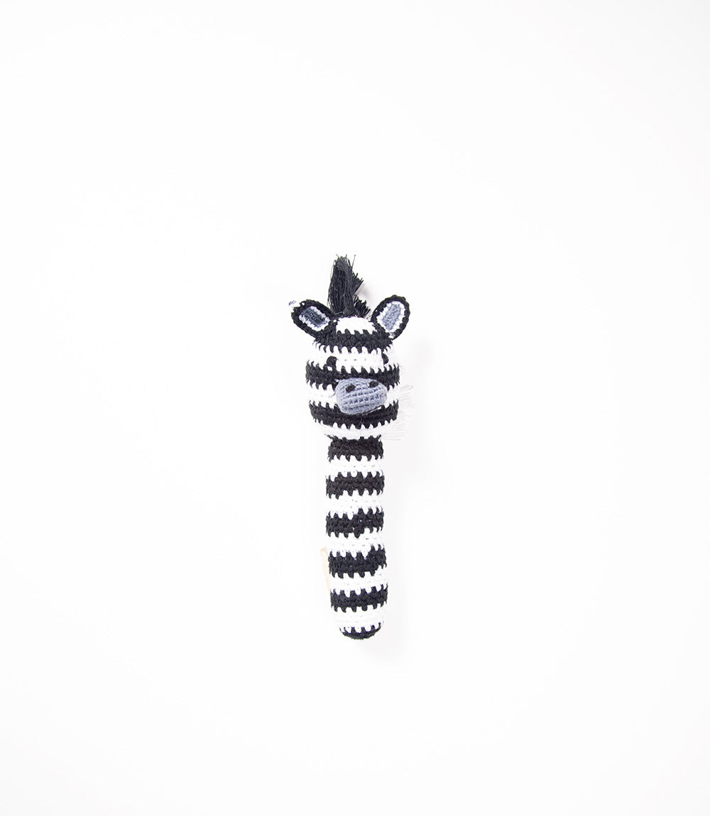 Zebra Rattle - Small - Crochet Ami