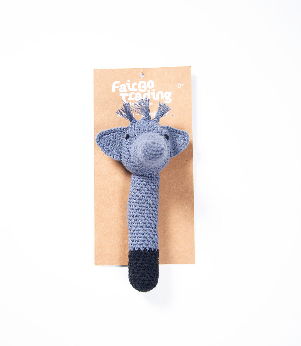 Elephant Rattle - Small - Crochet Ami