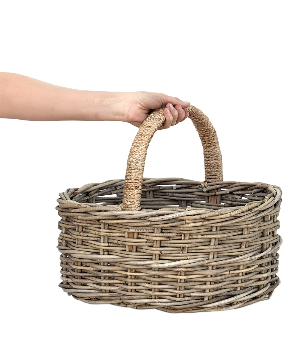 Rattan Kubu Market Basket