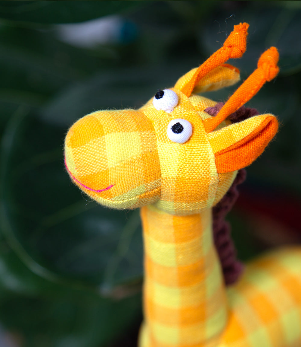 Giraffe fabric soft toy