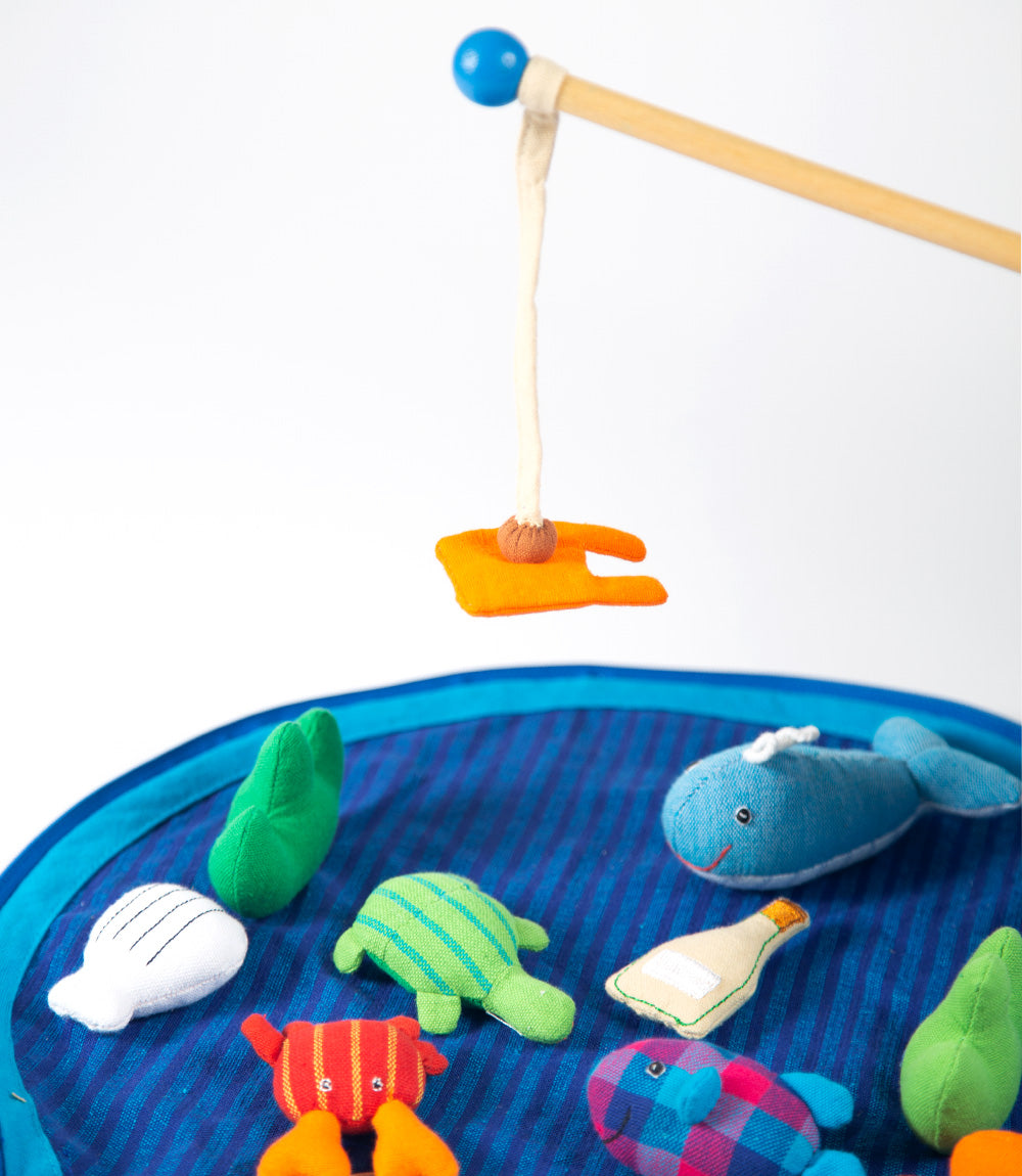 Save Our Oceans - Educational pouch of soft toys.