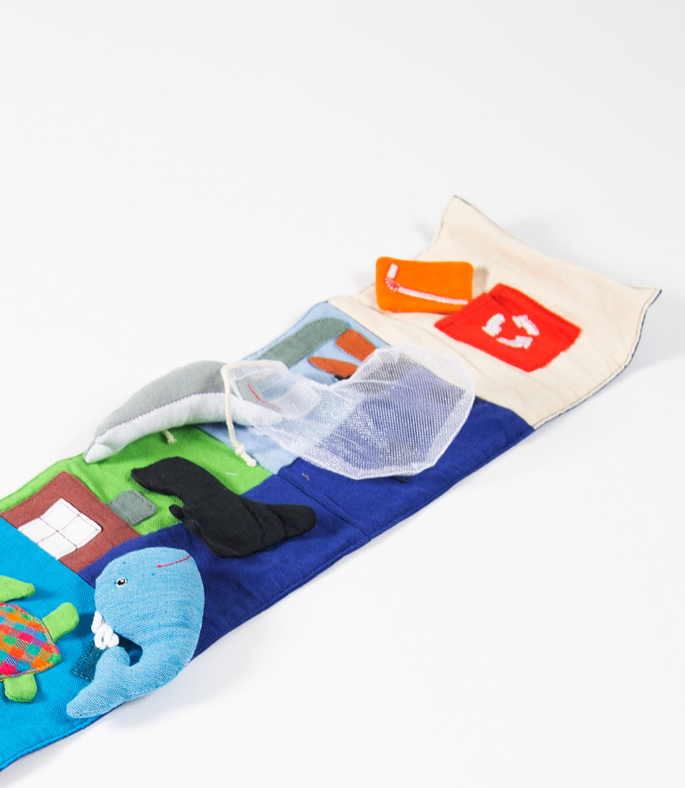 Protect Our Marine Life Roll Fabric Toy