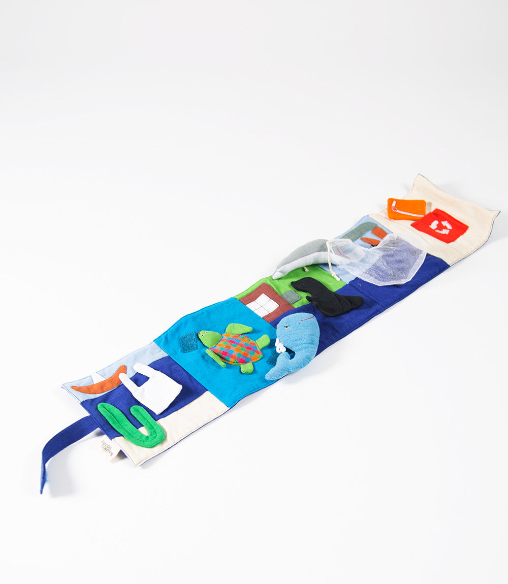 Protect Our Marine Life Roll Fabric Toy