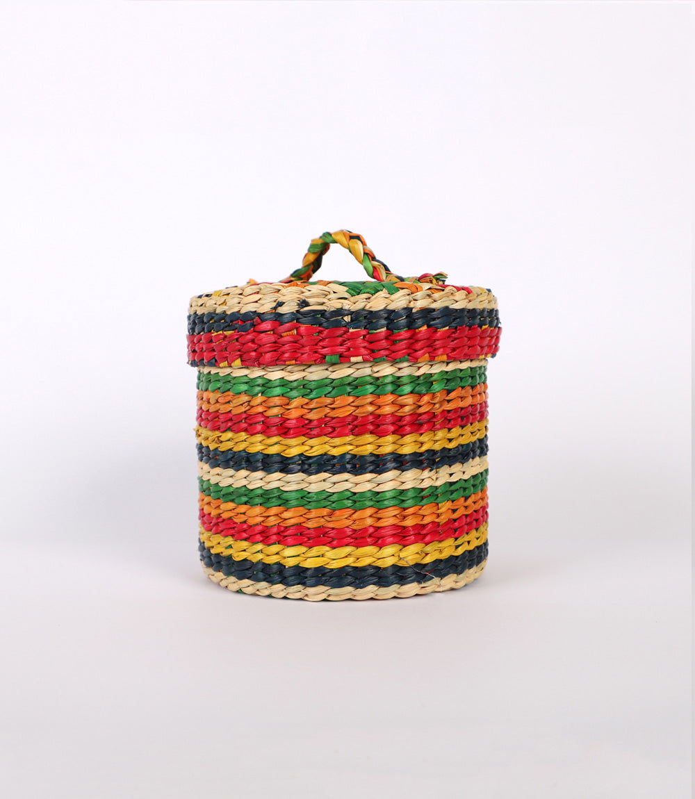 Pathi Box with Lid - Multi-Colour
