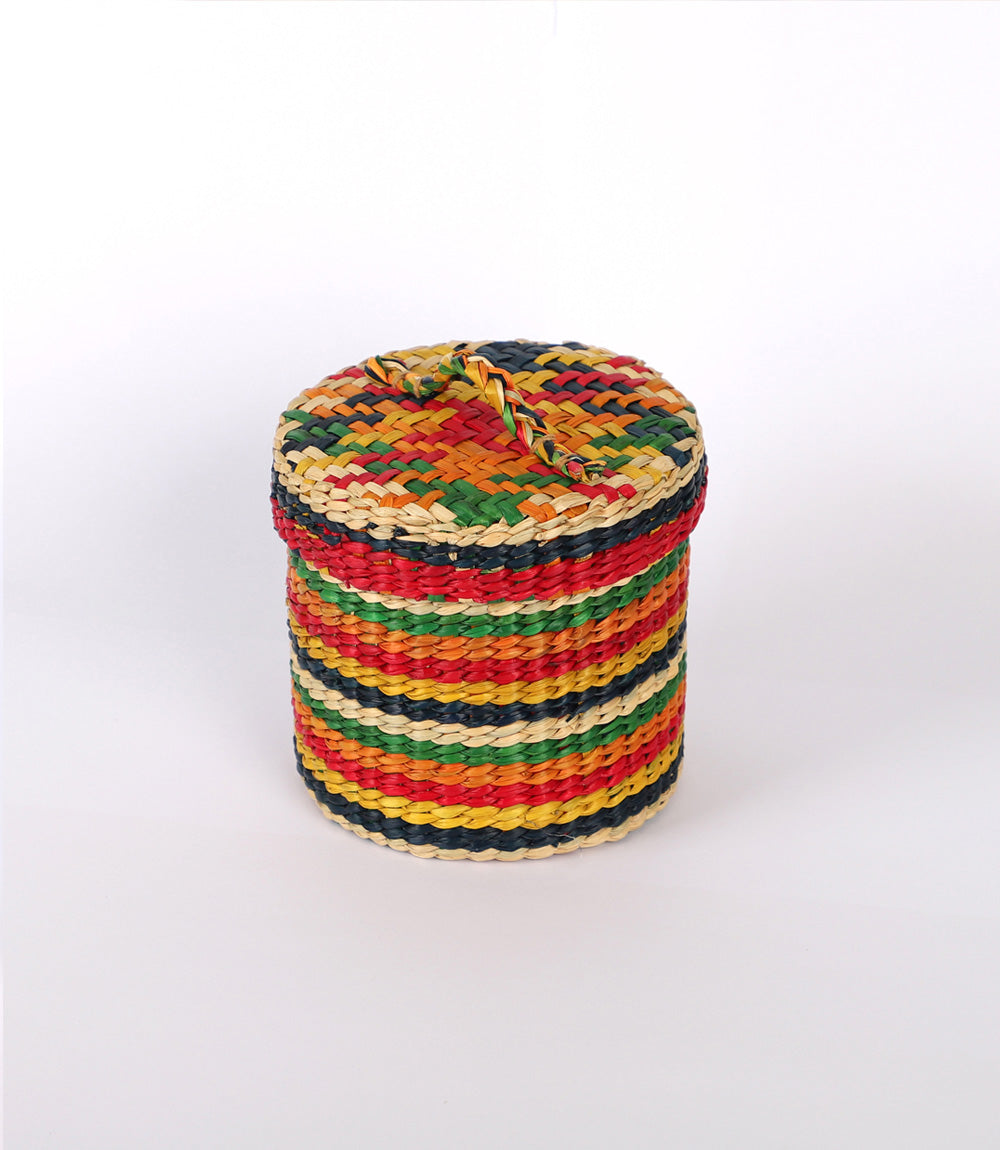 Pathi Box with Lid - Multi-Colour