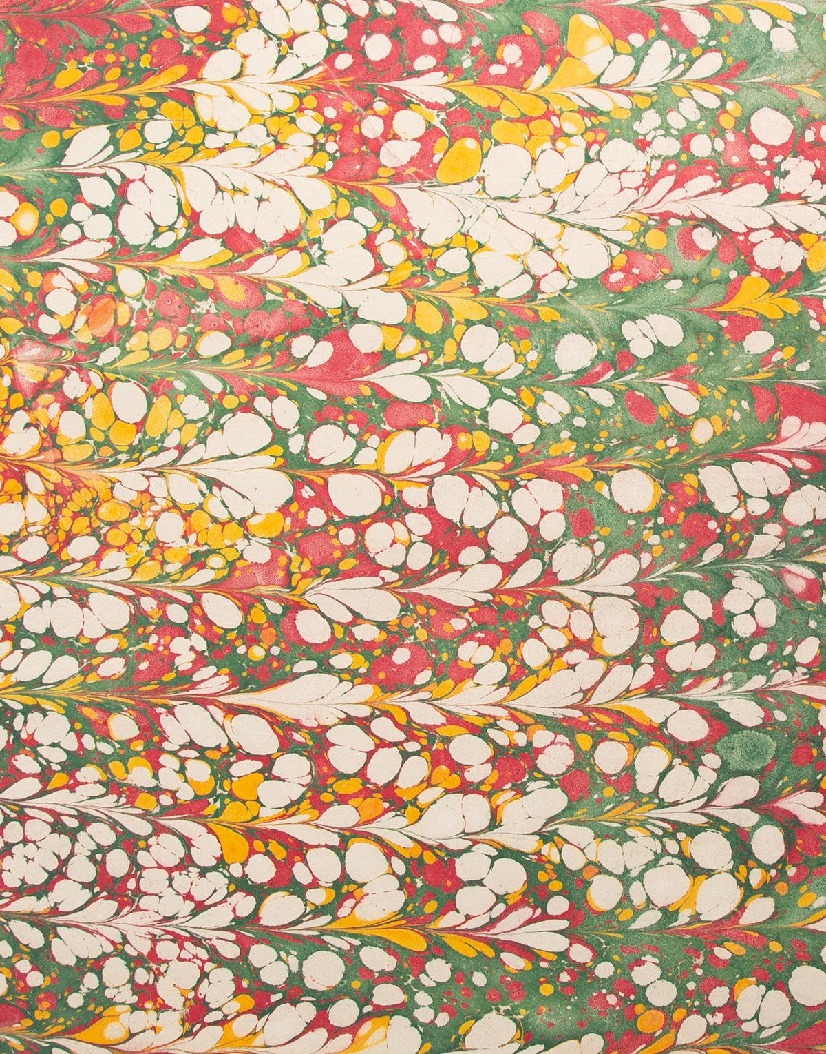 Marbled Jute Paper - Green & Crimson, Pack of 4