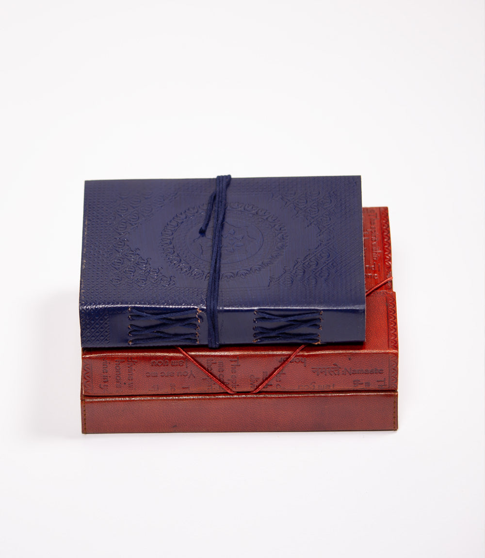 Treeless Paper &amp; Eco-Leather Journal - Persian Blue