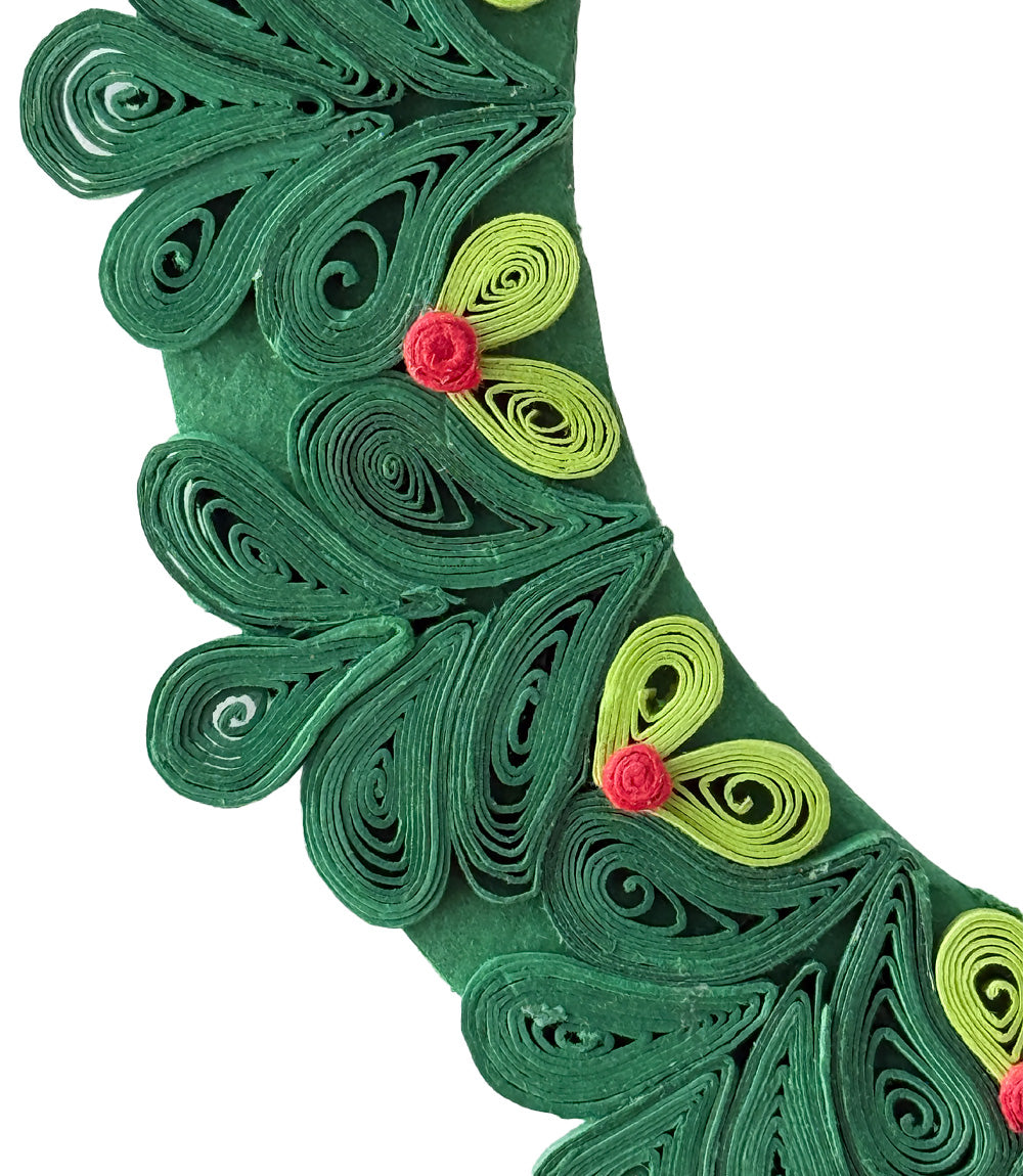 Quilled Paper Wreath – 14cm