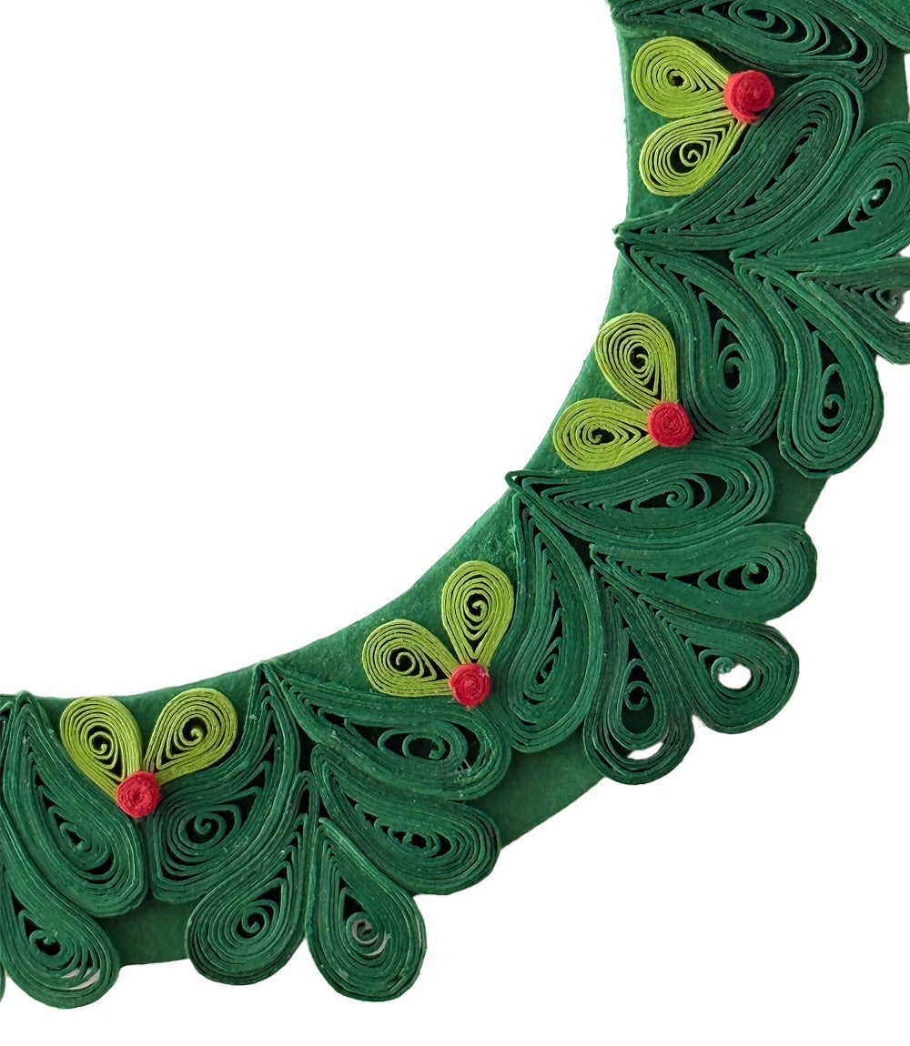 Quilled Paper Wreath – 14cm