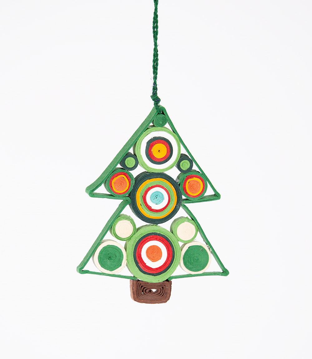 Quilled Paper Ornamant - Chrismas Tree