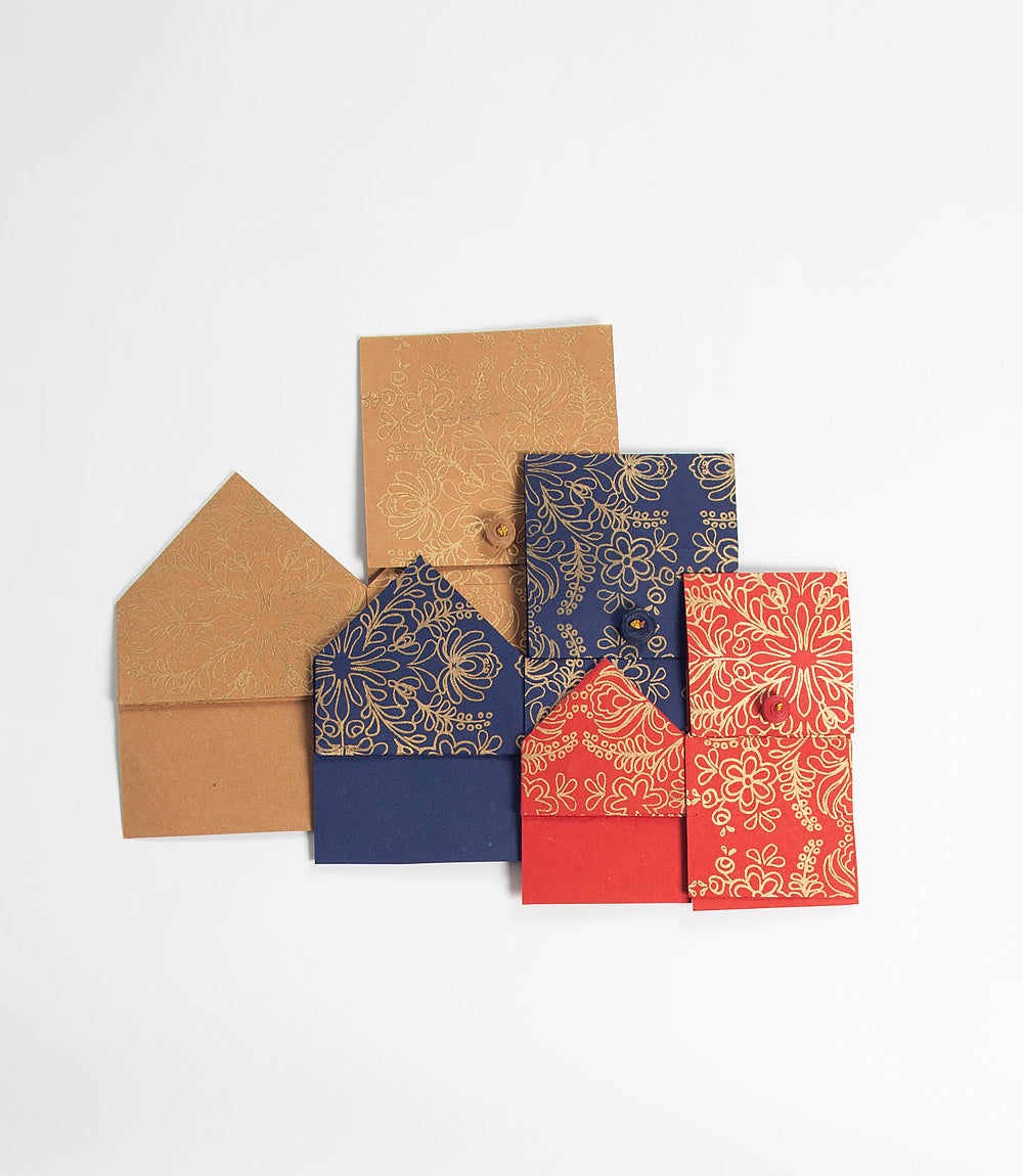 Hand Screen Printed Gift Boxes - Set of 3