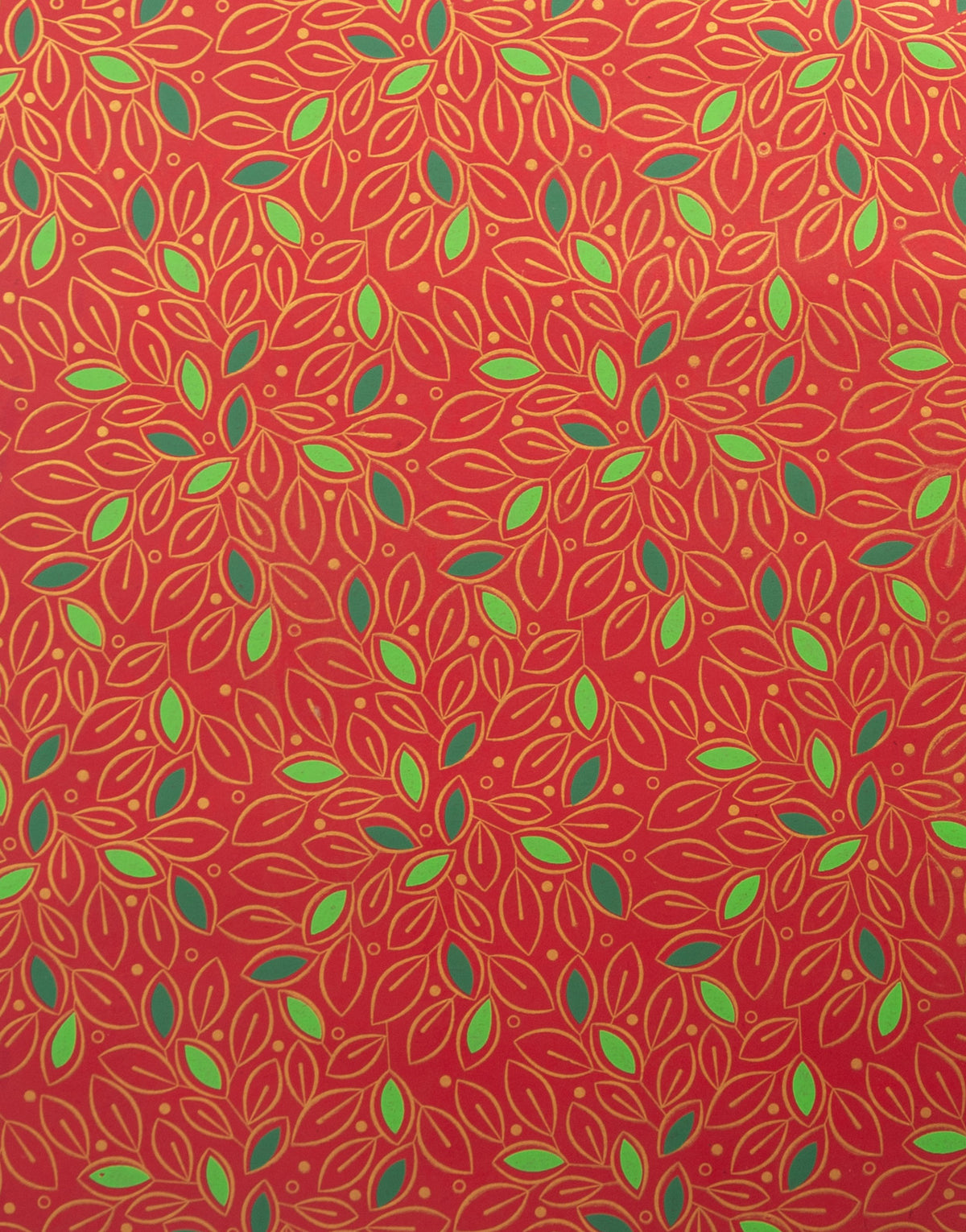 Jute Paper - Vibrant Leaf Fiesta, Pack of 4