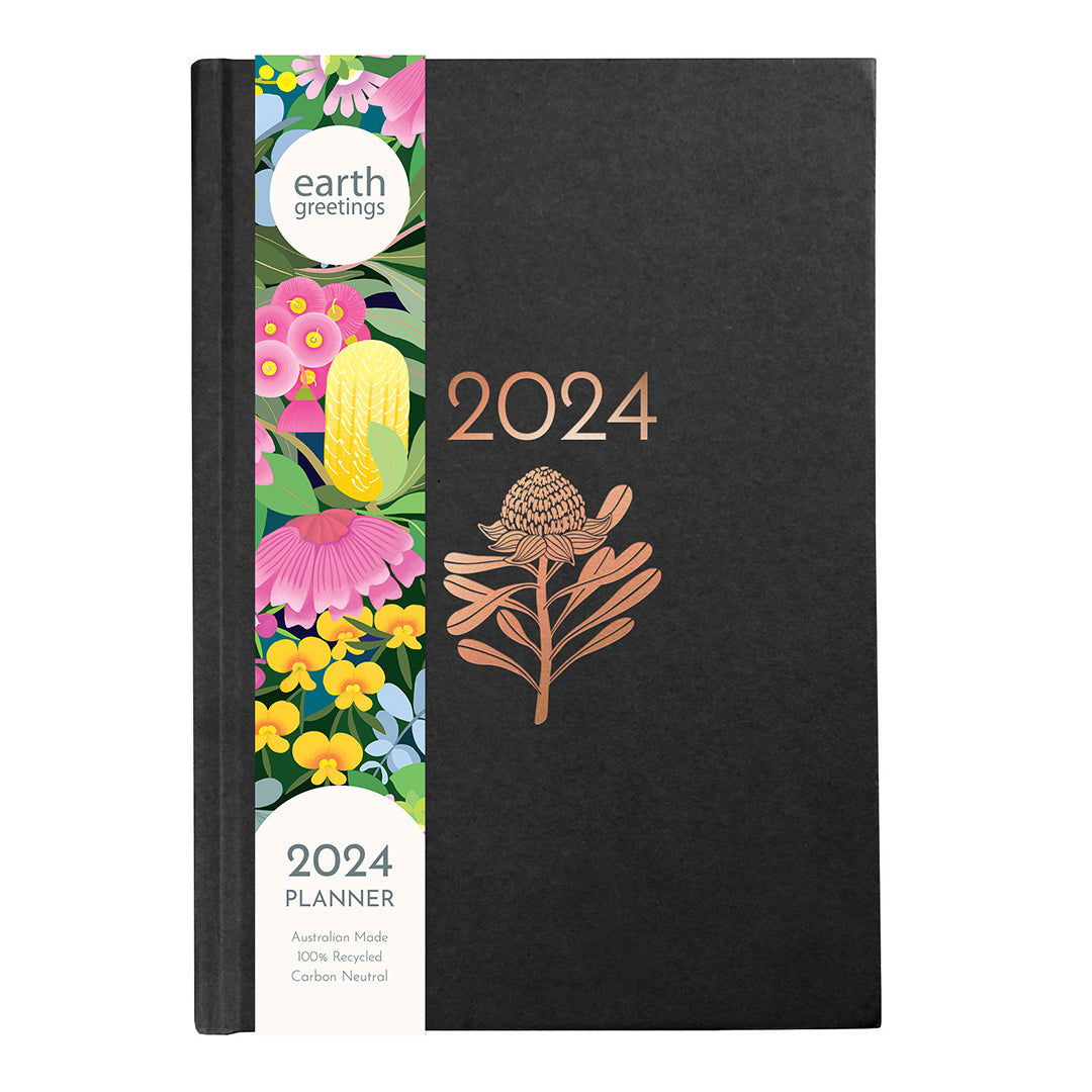 Earth Greetings 2024 Planner - Midnight