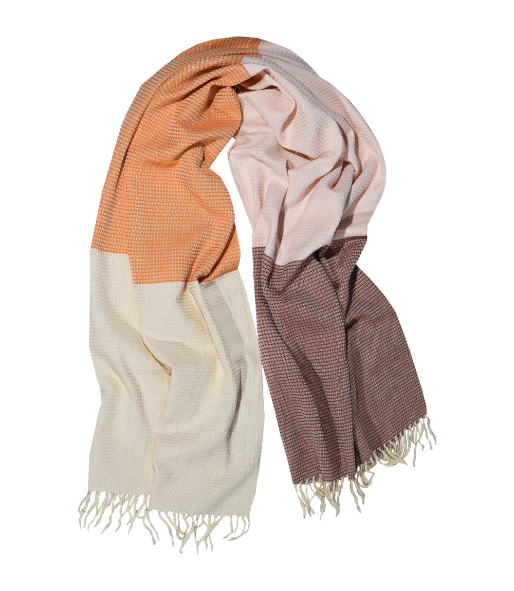 Waffle Towel - Organic Cotton - Coral