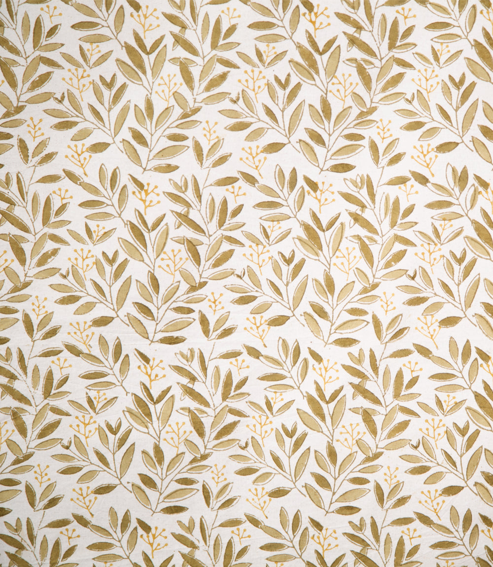 Tablecloth - Block Print, Jalpai Wild Olive. Standard &amp; Large Sizes