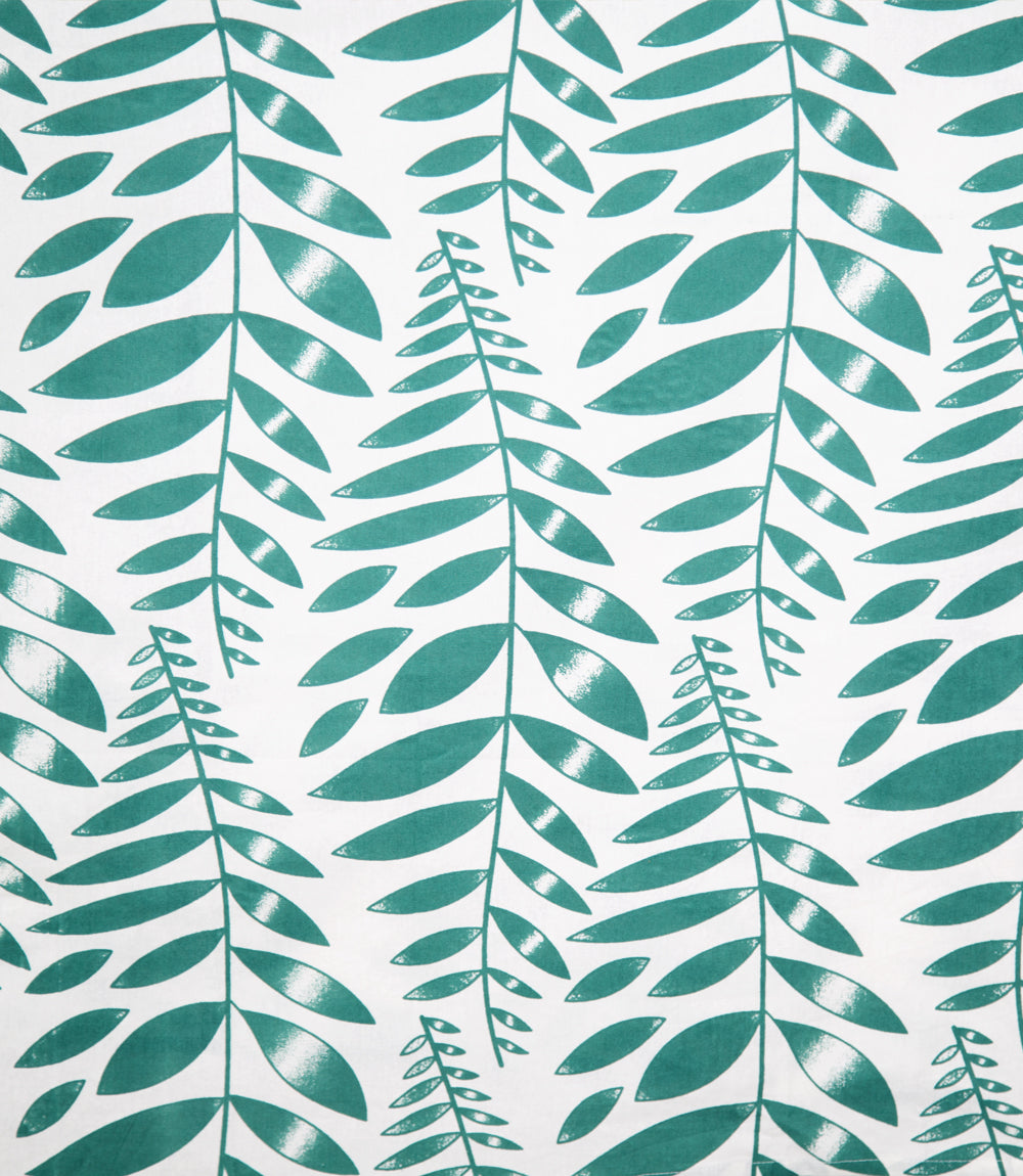 Tablecloth - Screen Print, Chada Leaves. Suit 6-8 Seat Table