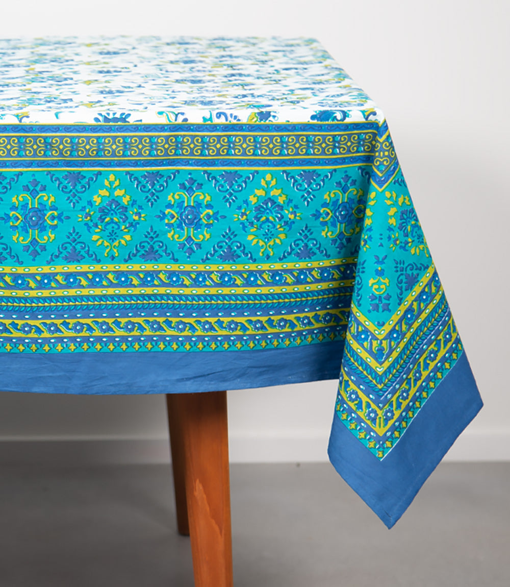 Tablecloth - Screen Print, Kanan Forest Grove. Suit 6-8 Seat Table