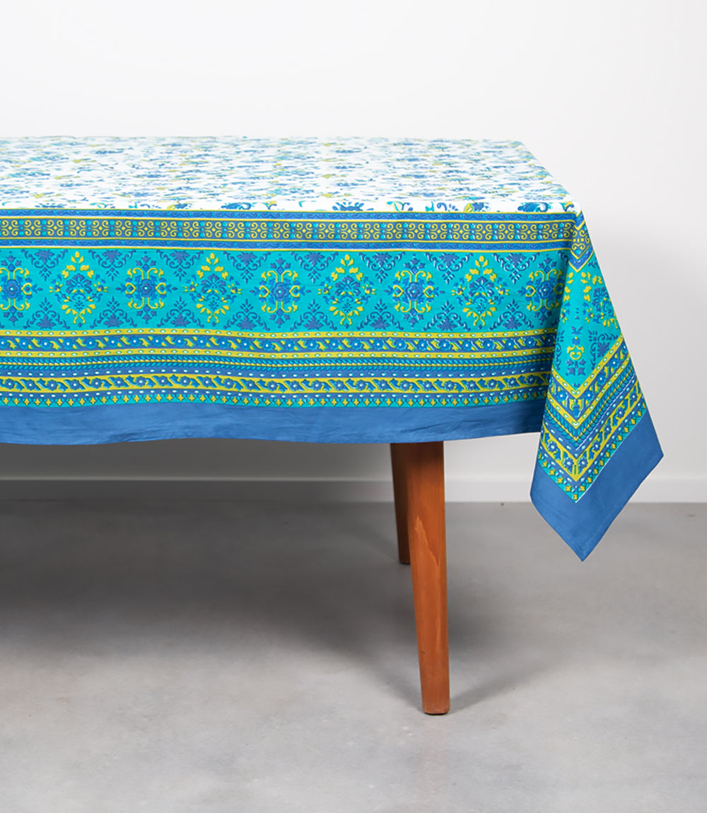 Tablecloth - Screen Print, Kanan Forest Grove. Suit 6-8 Seat Table