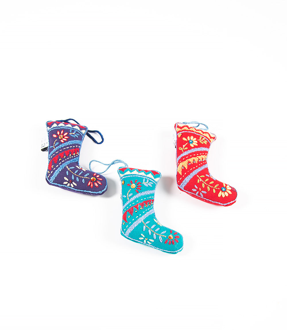 Festive stockings set of three. 