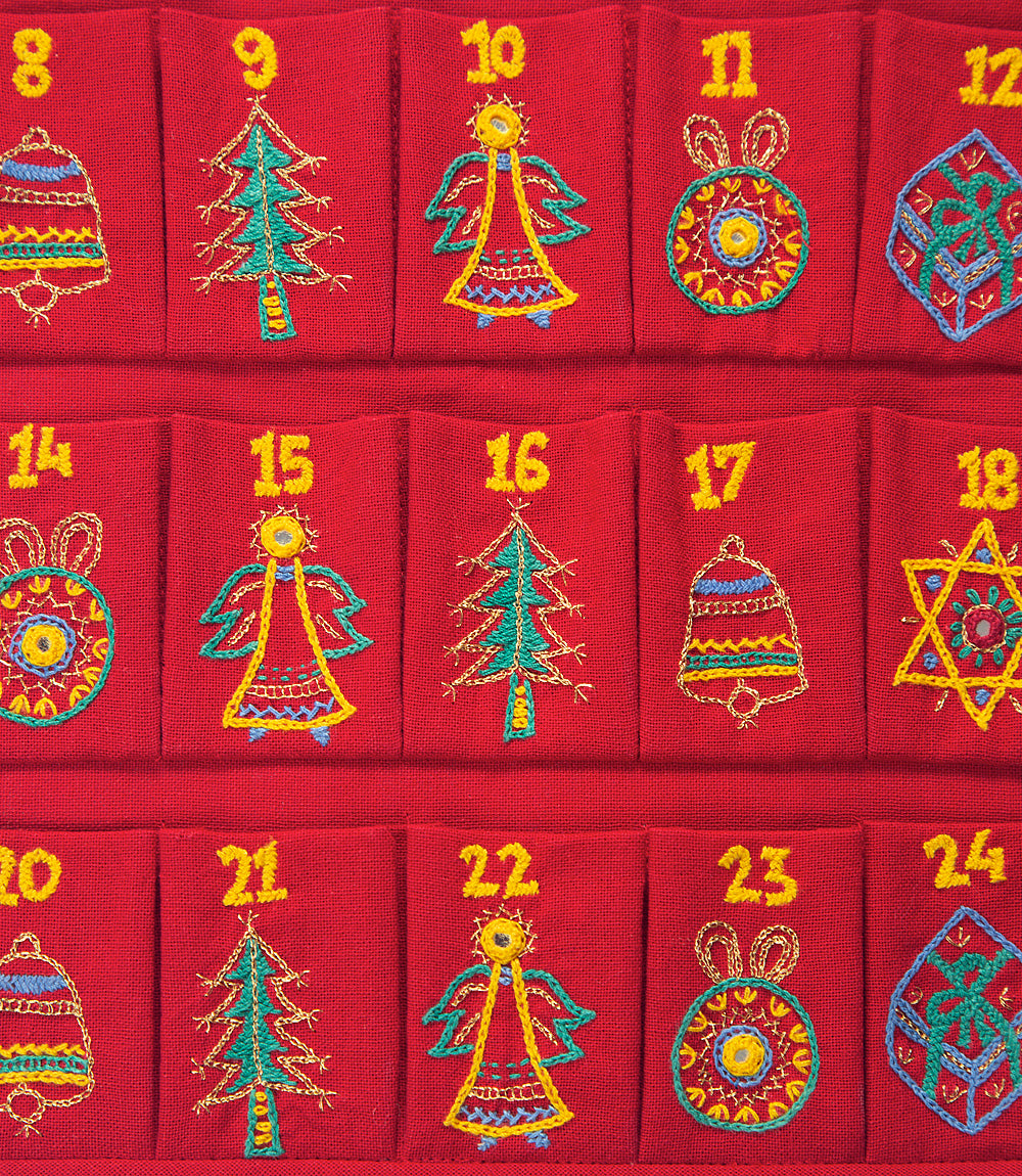Fabric Advent Calendar - 24 Pockets