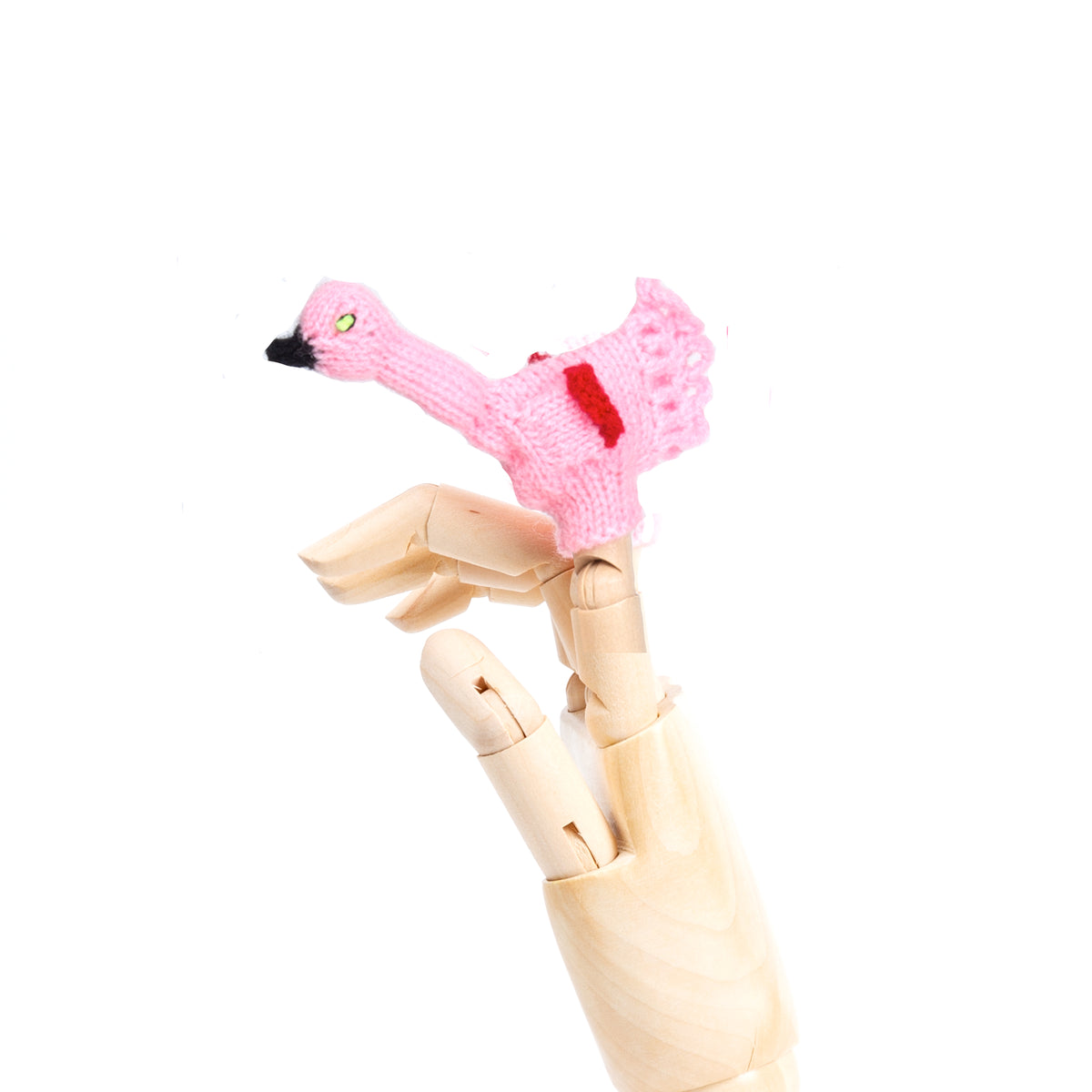 Flamingo Finger Puppet