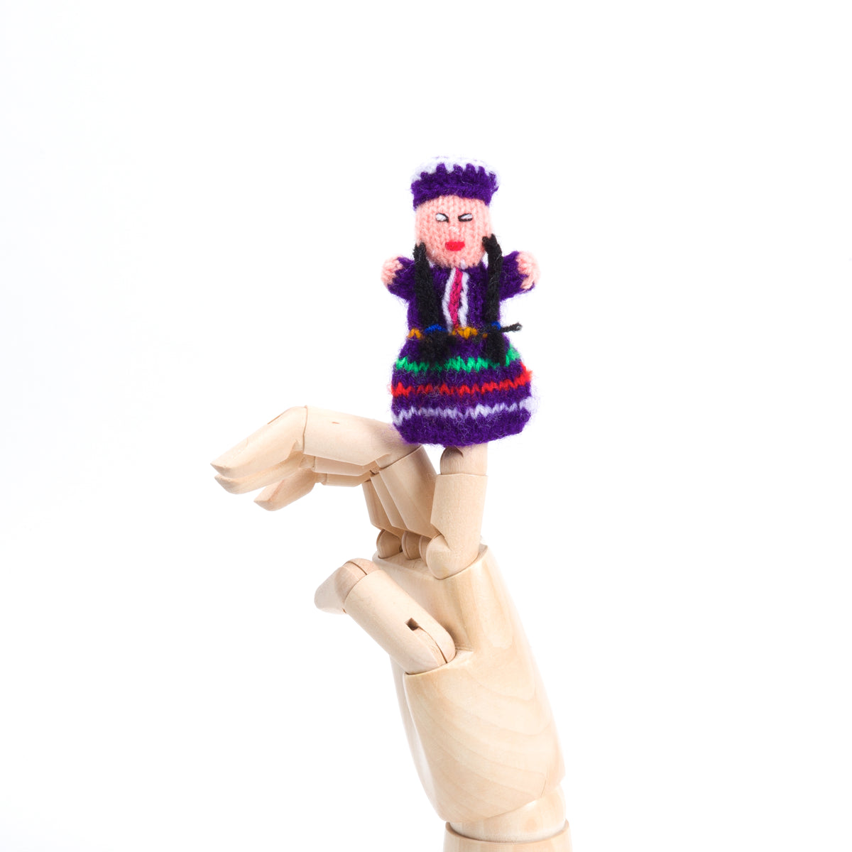 Andean Girl Finger Puppet