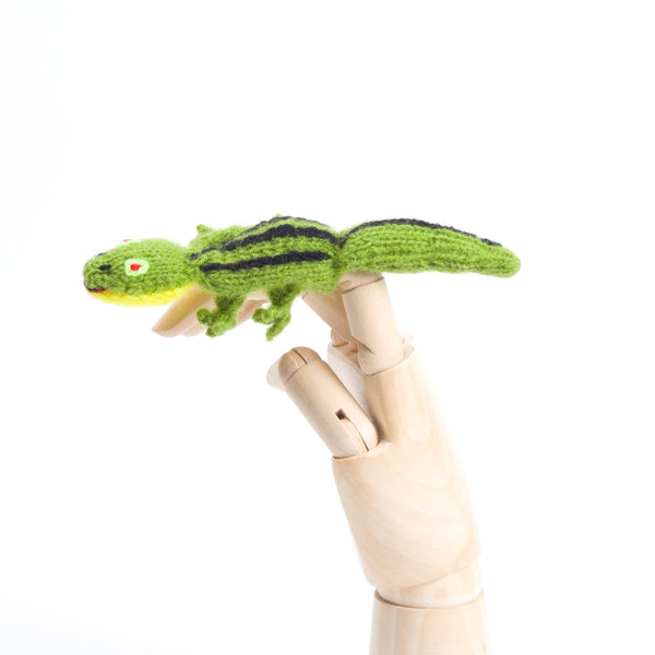 Gecko Finger Puppet - Fair Go Trading