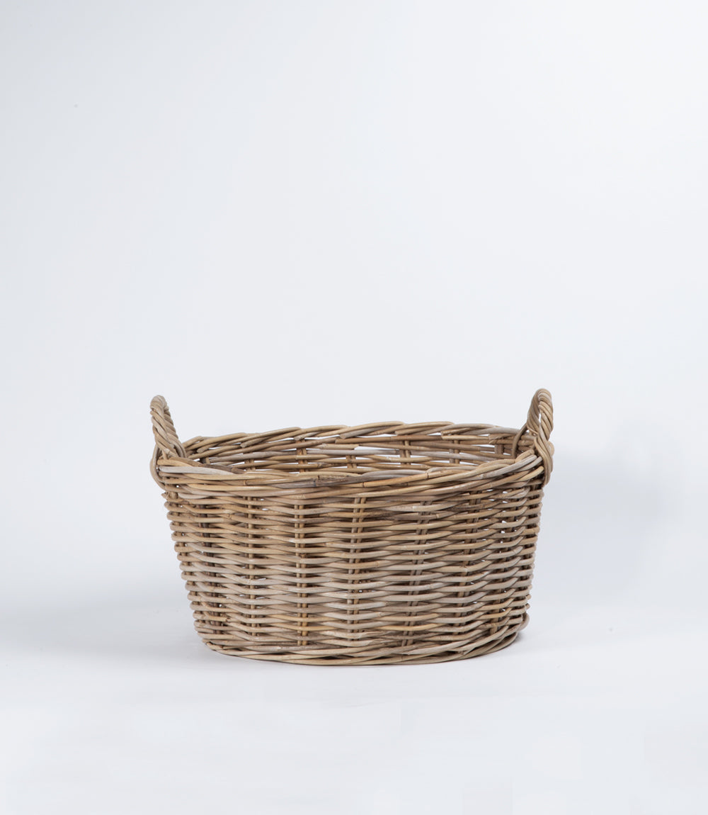 Kubu Rattan Oval Washing Basket