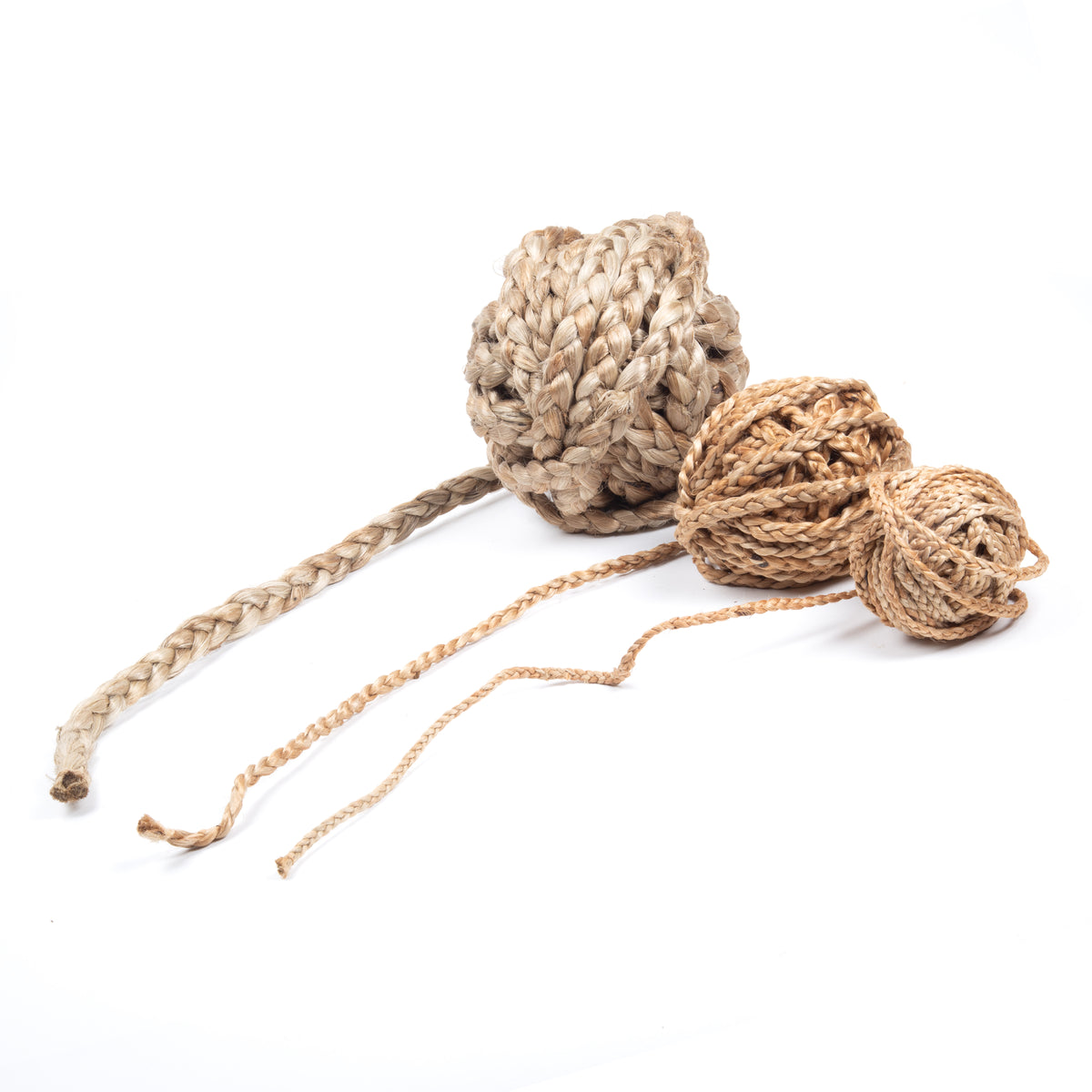 Braided Jute, 10m Bundle, W=2.0cm