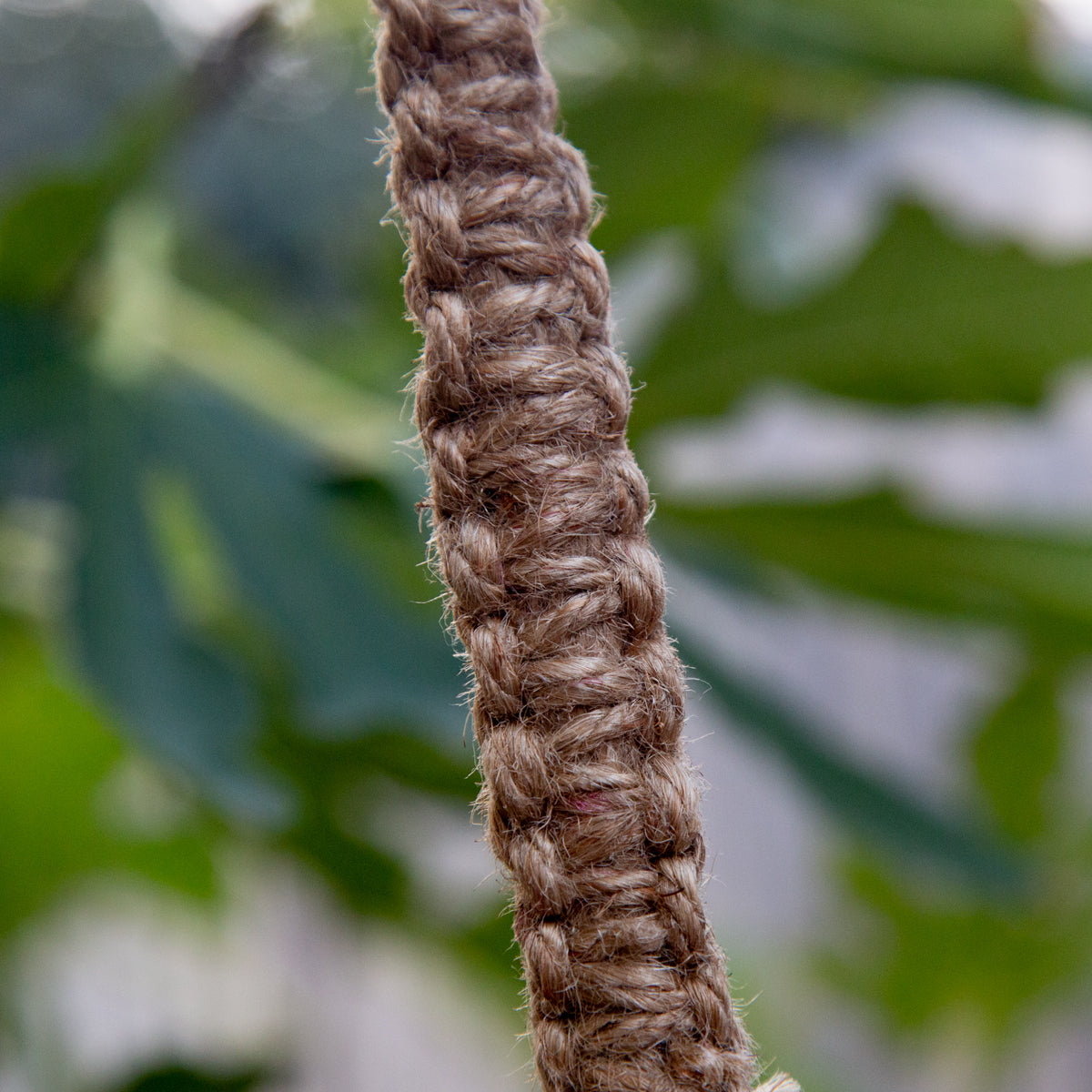 Macrame pot hanger jute