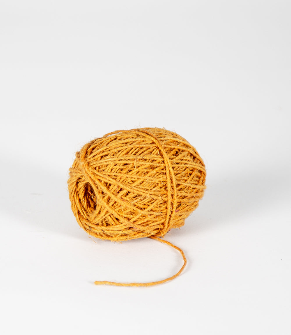 Mustard Hemp Twine, 50m