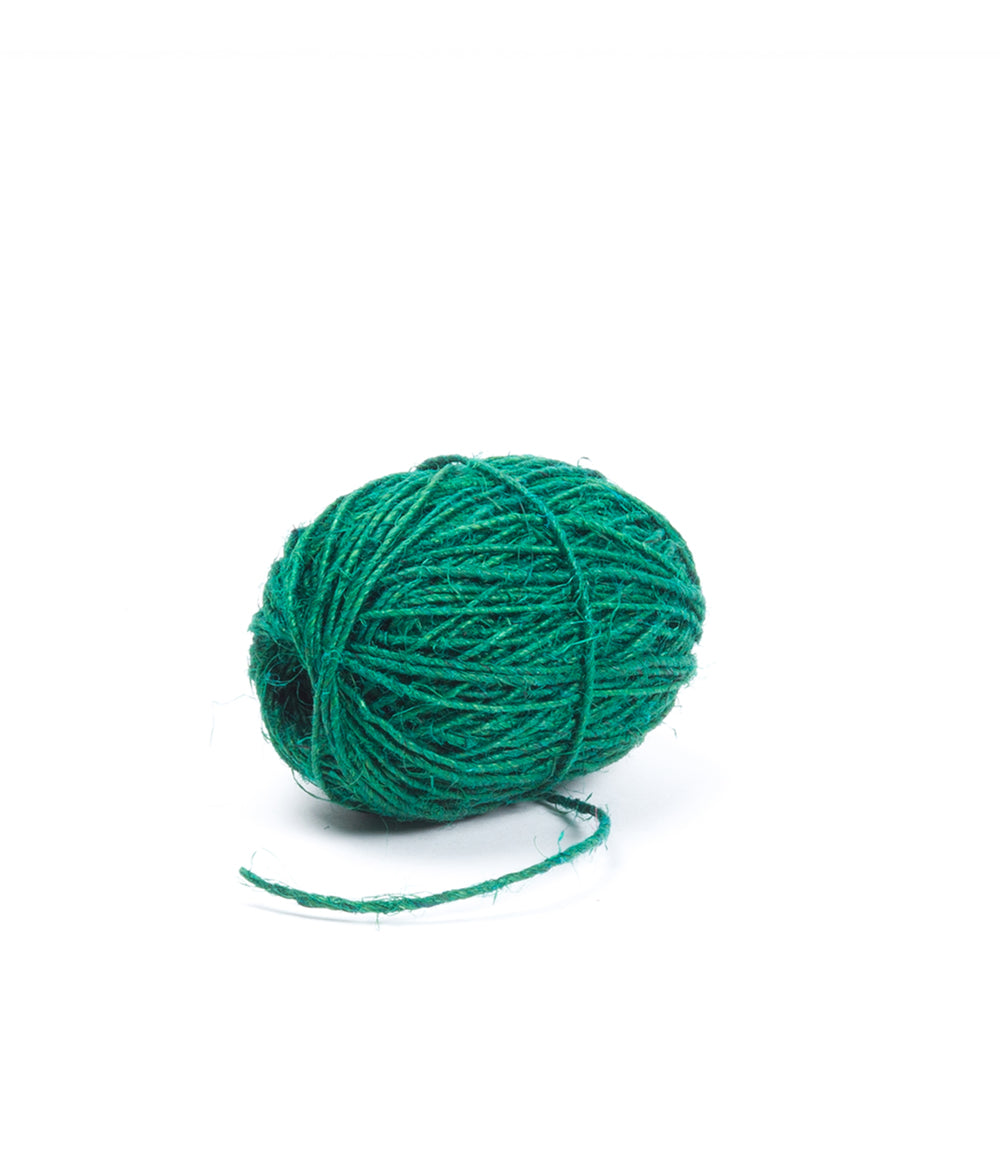 Hemp twine green