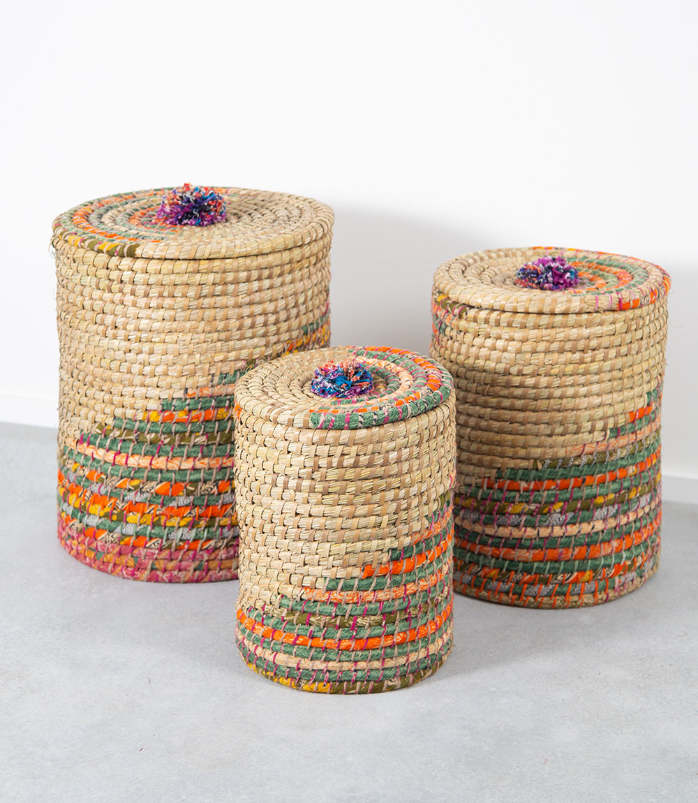 Set of 3 Kaisa baskets
