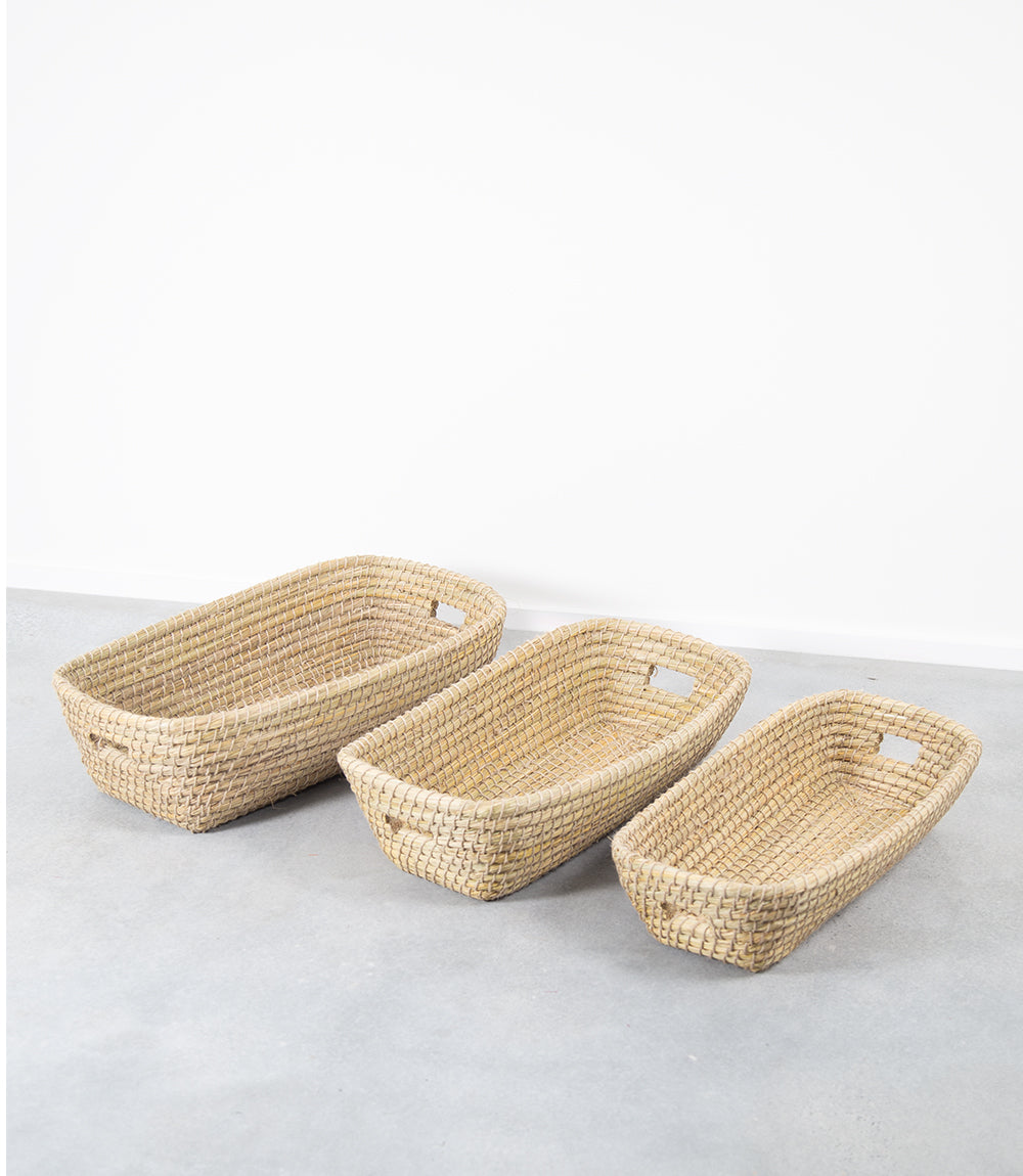 Kaisa natural boat baskets