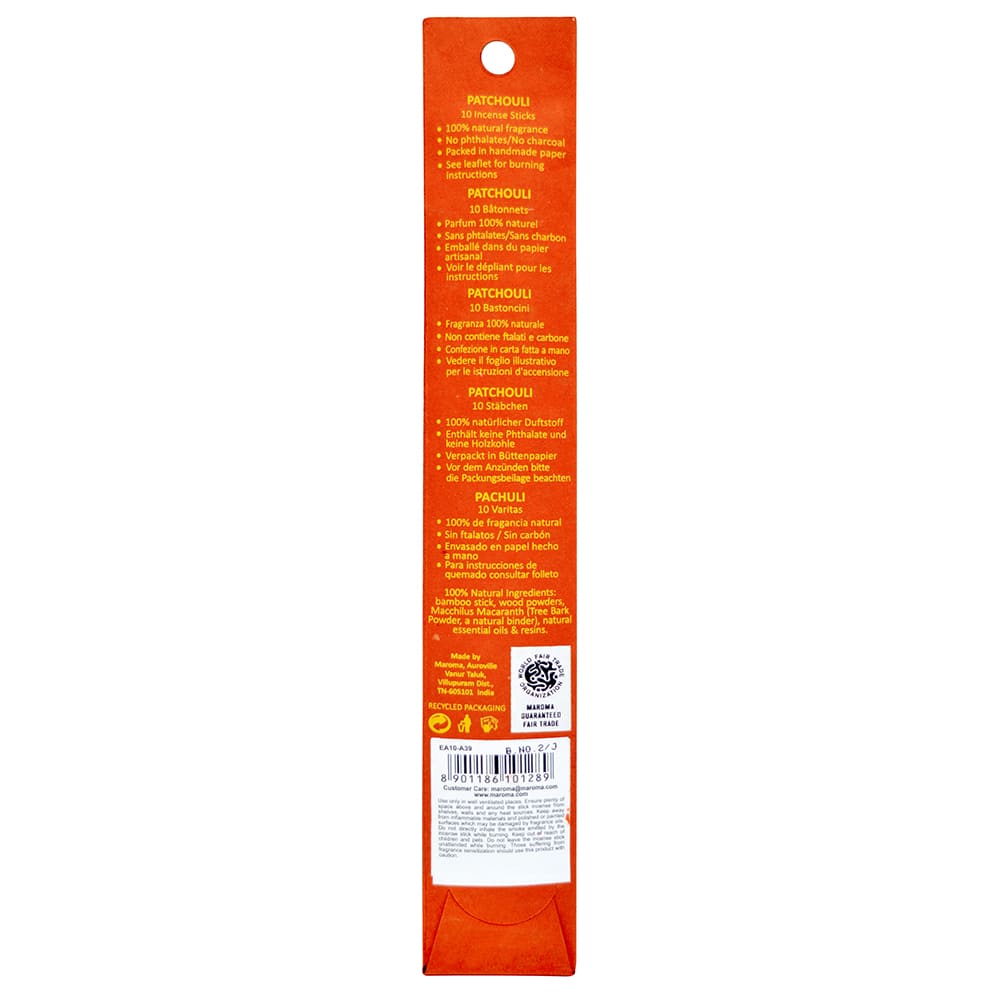 Maroma Encens d&#39;Auroville - Patchouli. Incense Sticks