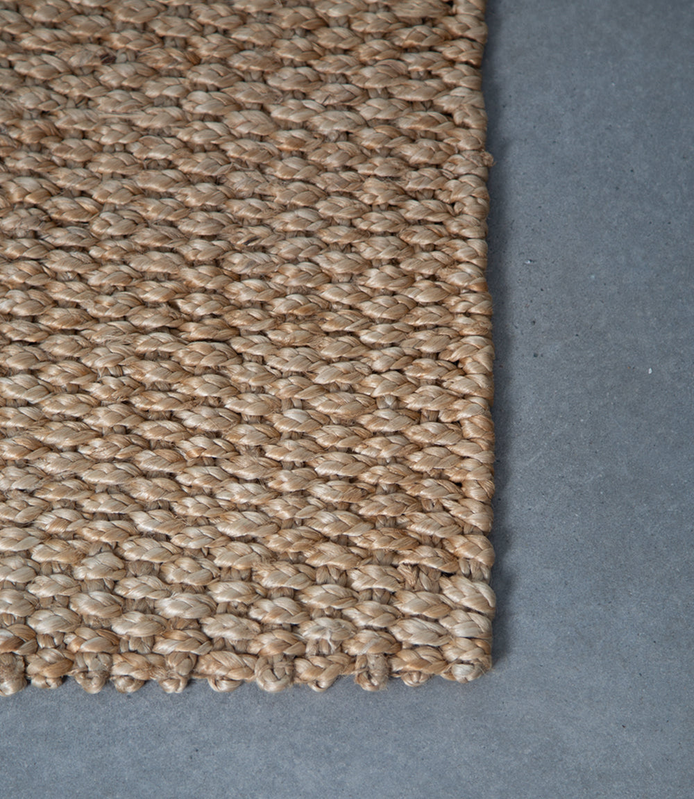 Jute Entry Mat, Natural, Thick Weave, 140x50cm. Suit Double Door.