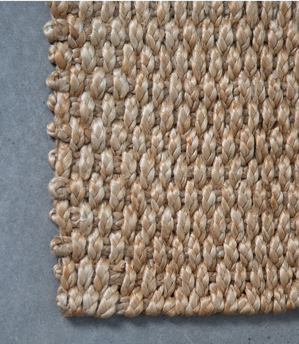 Jute Mat, Natural, Thick Weave, 90x150cm. Suit larger area.