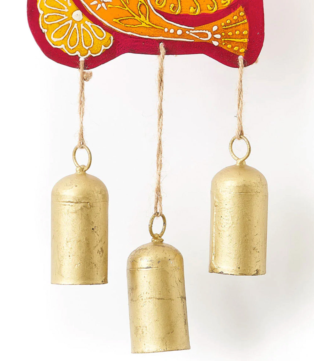 Henna Treasure Wind Chime with Bells - Dove