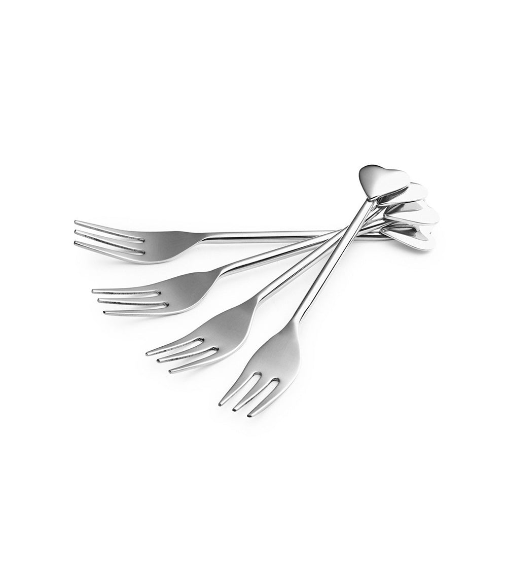 Sweetheart Cake Forks - Pack of 4